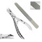Chiropody Podiatry Ingrown Toe Nail Cutter Clipper and Diamond Deb File Manicure Pedicure Set of 2