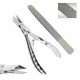 Chiropody Podiatry Ingrown Toe Nail Cutter Clipper and Diamond Deb File Manicure Pedicure Set of 2 Chiropody Podiatry Ingrown Toe Nail Cutter Clipper and Diamond Deb File Manicure Pedicure Set of 2