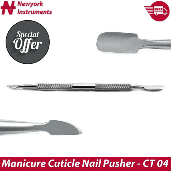 Beauty Nail Care Set of 3 Cuticle Nail Cutter Nail File and Cuticle Nail Pusher