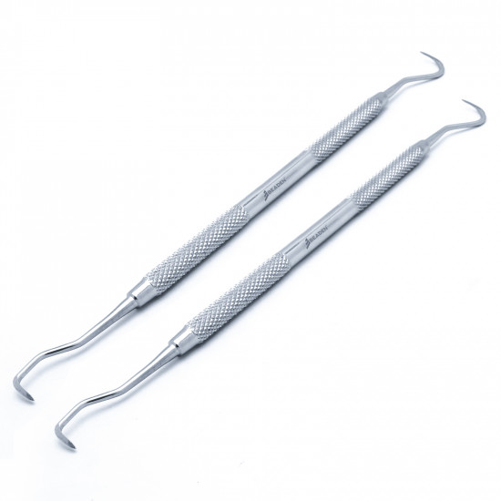 Dental Endodontic Spreader Root Canal Plugger 2Pcs Set
