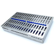 DENTAL AUTOCLAVE STERILIZATION CASSETTE BOX TRAY FOR 20 INSTRUMENT