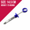 Dental Self-Aspirating Auto Surgical Passive Syringe 2.2ml Anesthesia Blue