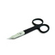 Good & Comfort Black Grip Curved Tip Scissor Baby Nail Care Finger Rest Manicure Instruments