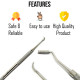 Band Setter - Dental Probe Cement Placing cleaning Band Setter Orthodontic Placement Tool