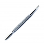 Cuticle Pusher Remover Hockey Style Silver Nail Cleaner Podiatry Nail Care