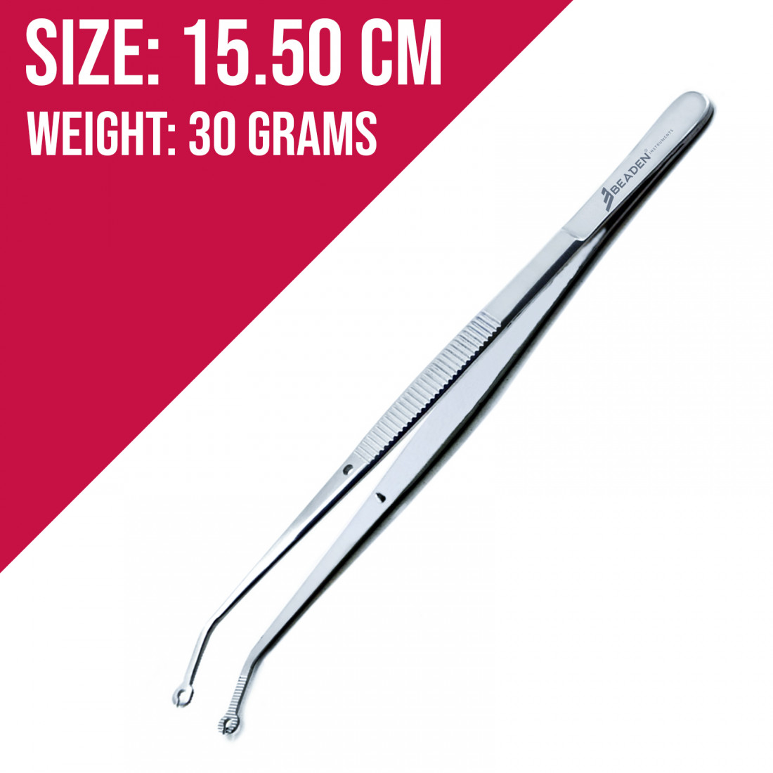 Corn Suture Pliers Sutures Tweezers Eyelets Angled Classic Surgical Forceps