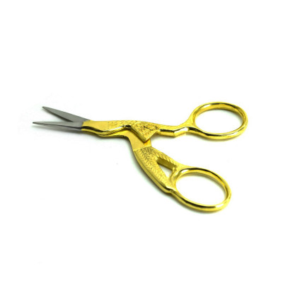 Manicure Pedicure Cuticle Nail Scissor Embroidery Gold Fancy Nails Care Tools