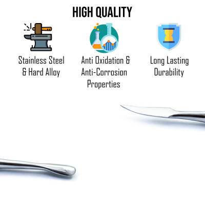 Cuticle Pusher Remover Gouge Small Spoon Spatula Manicure Nails Cleaner Cuticle Pusher Remover Gouge Small Spoon Spatula Manicure Nails Cleaner