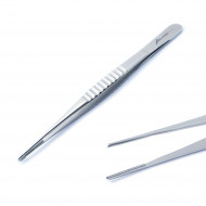 Debakey Dissecting Atraumatic Dental Tweezers Serrated Tissue Surgical Forceps