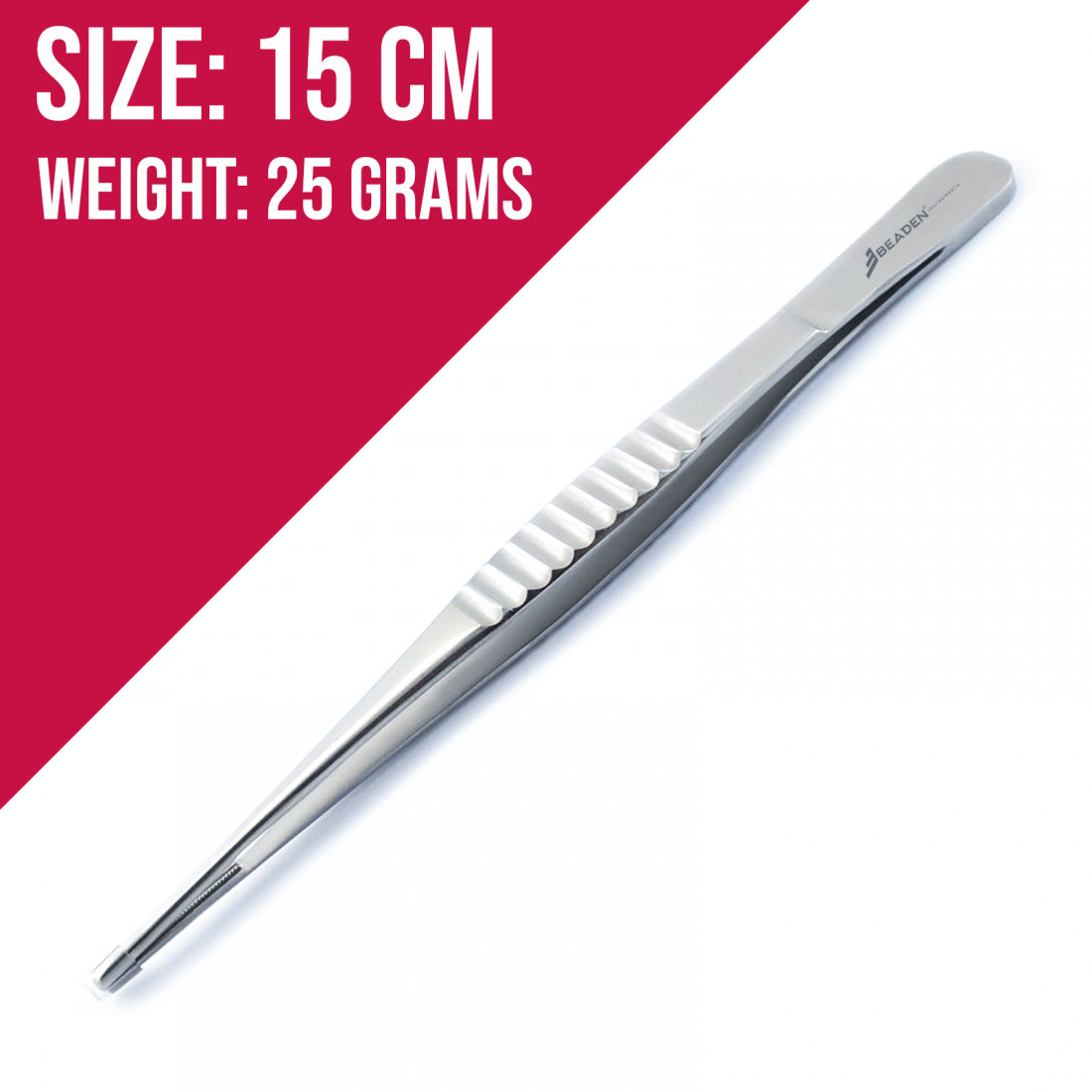 Debakey Dissecting Atraumatic Dental Tweezers Serrated Tissue Surgical