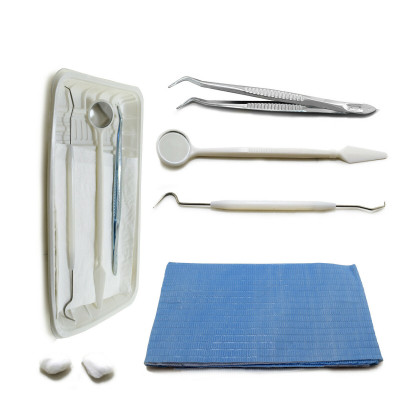 Disposable Dental Professional Tools Kit Examination Mouth Mirror Explorer