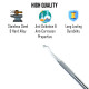 Dental Frahm Amalgam Carver Wax Mixing Composite Plastic Filling Instruments Lab