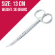 Medical Scissors Goldman Fox 13cm Suture Dissecting Tissue Dental Surgical