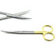 Goldman-Fox Scissors TC Curved Tissue Cutting Sutures Medical Micro Shear