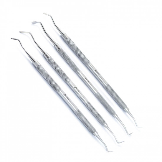 Professional Dental Filling Instruments Hollenback Carvers Set of 4 