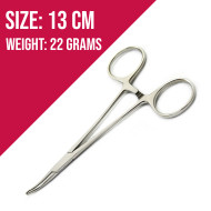 Mosquito Kocher Straight & Curved Forcep 13 cm (SET)