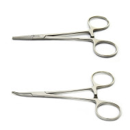 Mosquito Kocher Straight & Curved Forcep 13 cm (SET)