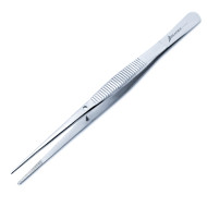 Dental Surgical Cotton Mini Dressing Thumb Tweezers Serrated Tip Tissue Forceps
