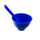 Dental Mixing Bowl Silicon With Plastic Spoon Alginate Flexible Mixing Medical