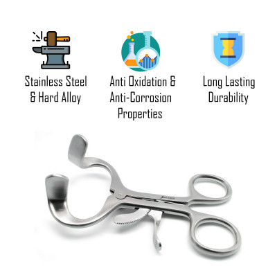 Mouth Molt Gag Retractors 14cm Dental Oral Surgery Orthodontic Instruments