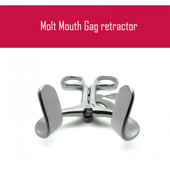 Mouth Molt Gag Retractors 14cm Dental Oral Surgery Orthodontic Instruments