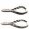 Manicure Pedicure Tools Heavy Duty Thick Toe Nail Side Cutter Straight & Curved (Pattern Handle)