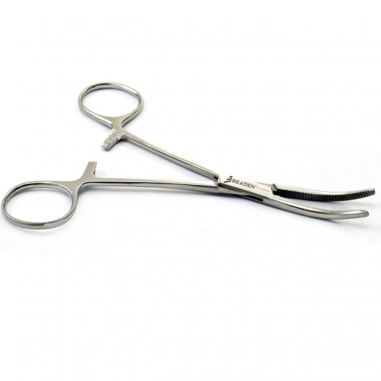 Surgical Pean Forceps Curved Locking Plier 