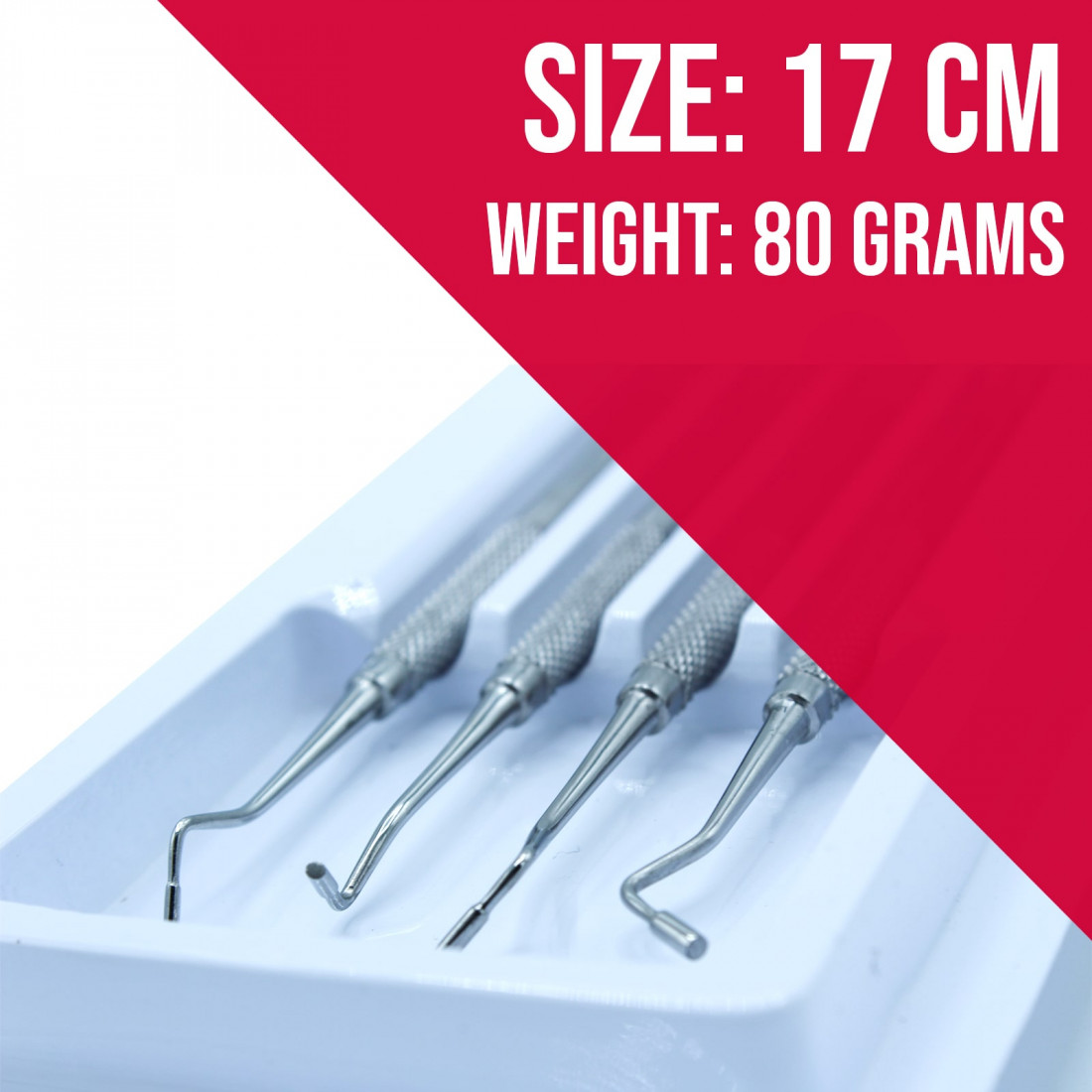 Medentra Amalgam Plugger 722-3 – Dental Composite Filling Instrument, CE, Polished Finish