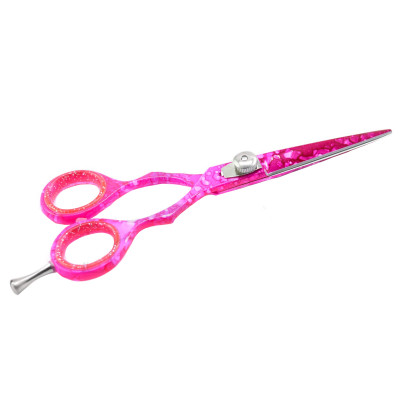 Hair Dressing Barber Scissor Pink Color (Size 5.5'') 